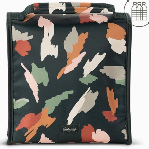 Shattered Abstract Fold Over Lunch Bag - Picture 2 of 4